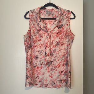 Sleeveless Tahari blouse